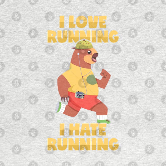 Sloth hates and loves jogging and running by voidea